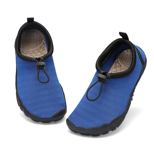 Mishansha Schnell Trocknend Badeschuhe für Kinder Blau 30 EU