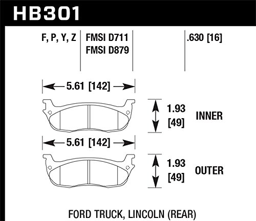Hawk Performance Hb301P.630 Superduty Brake Pad #TOP3