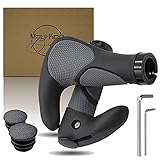 🚴🏻‍♂️ ERGONOMISCHER GRIFF – Dank der ergonomischen Form mit Lenkerzusatzgriff werden die Hände geschützt und gerade gestellt. Dies ermöglicht Ihnen eine angenehme Fahrt auch bei langen Strecken. Die Griffe sind mit einer Länge von 140mm perfekt für ein Klapprad, Faltrad, Citybike, Cityroller, Mountainbike und E-Bike geeignet.