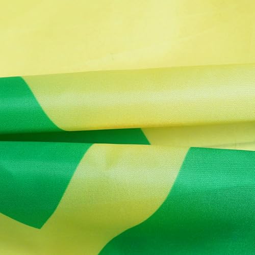 Image of AZ FLAG - Saint Vincent Flag - 3x5 Ft - 100D Polyester Vicentian Banner with Two Metal Grommets - Fade Resistant - Vivid Colors - 3' x 5' Feet - 150x90 Cm