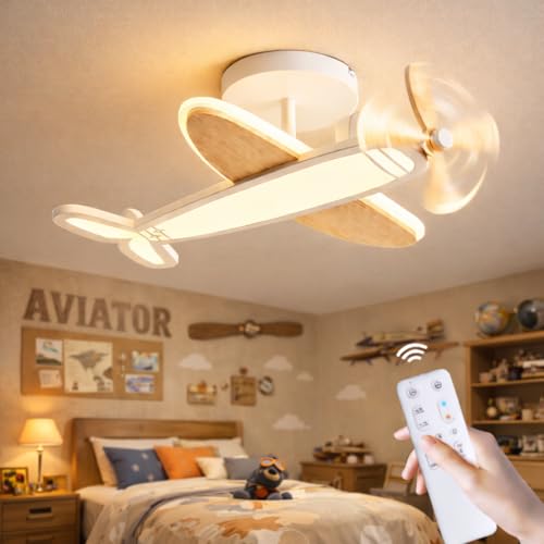 Epochglo Plafonnier LED à intensité variable pour chambre d'enfant, 40 W, plafonnier LED avec...