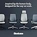 Steelcase Series 2 Office Chair - Ergonomic Work Chair with Wheels for Carpet - with Back Support, Weight-Activated Adjustment & Arm Support - Adjustable Rolling Chairs for Desk - Graphite