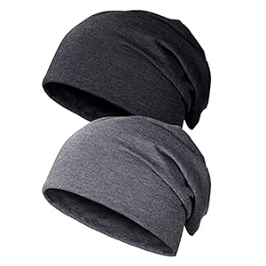 Kiiwah 2 Pezzi Berretto Uomo Donna Invernali, Unisex Berretto Sci, Berretto Running, Berretto da Notte