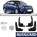 Auto Parts For Kia Pegas 2017-2023 Car Molded Mud Flaps Splash Guards Mudguards Front Rear Styling Car Accessories