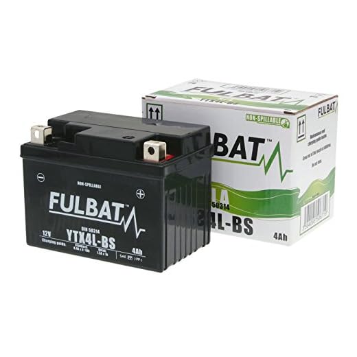 Fulbat YTX4L-BS MF Batería sin necesidad de mantenimiento