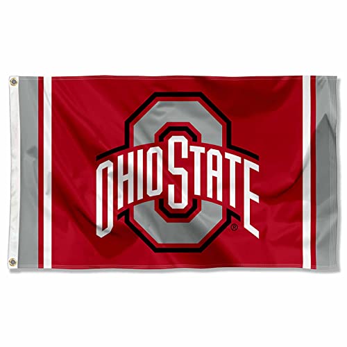 College Flags & Banners Co. Ohio State Buckeyes Field Stripes Flag