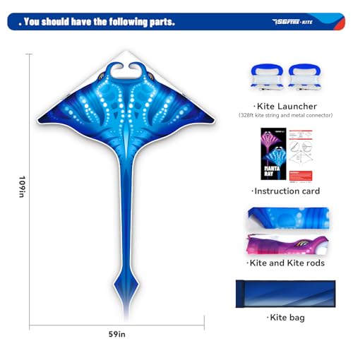 image for SGftre 3 Piece Set Butterfly Delta Octopus Kites for Kids and Adults�