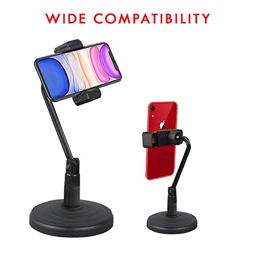 Image of MX Superlux Adjustable Tripod with Dual Trays | Foldable Metal Laptop & Projector Stand | Height 2.5-4 Feet | Portable Stand for Speaker, DJ, Mobile & Office Use