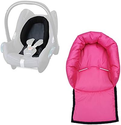 Aveanit Compatible with Maxi Cosi Baby Infant Car Seat Travel Neck Head Support Pillow Hugger Universal (Black - Waterproof)