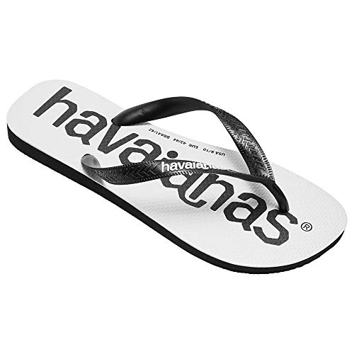 Havaianas Top Logomania (Mini Me), Sandalias Unisex Niños, Black/Black, 23/24 EU