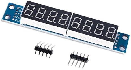 ALAMSCN 4PCS 8 Digit 7 Segment Module MAX7219 Digital Segment Tube LED Display Module