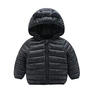 CECORC Winter Coats for Kids with Hoods (Padded) Light Puffer Jacket for Baby Boys Girls, Infants, Toddlers…