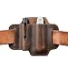 EDC Leather Belt Loop, EDC Leather Organizer Pouch, EDC Essential Carrier, Full Grain Leather. Chestnut.