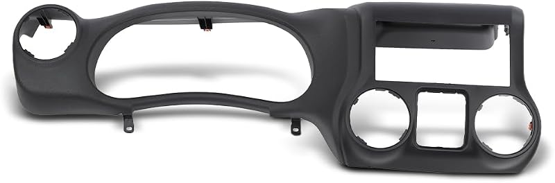 Moldura do painel de instrumentos DOTCOM para Jeep Wrangler 2011 a 2014 – Dianteira