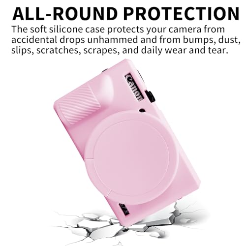 Funda de Silicona Rosa para Canon G7X Mark III - Fernando Cortés