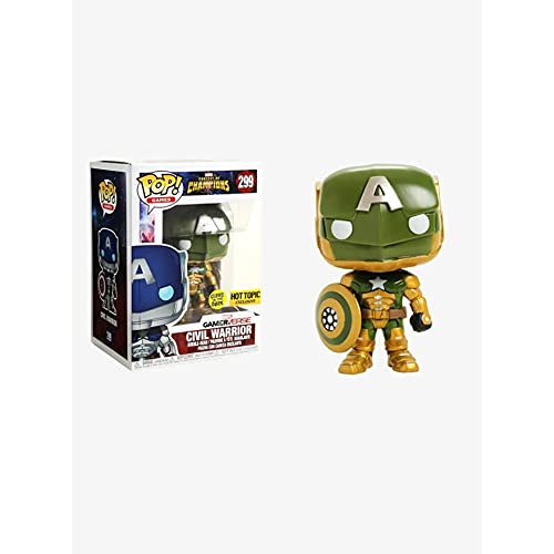 Funko Contest Of Champions Pop Games Civil Warrior Vinyl Bobble Head #299 [Glow-In-The-Dark]