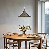 Luminaire Polyvalent pour Tous les Espaces: Parfaite comme suspension plafond pour salon, cuisine, couloir, escalier, entrée, bureau ou chambre, s’intègre aux styles nordique, moderne, industriel et vintage.