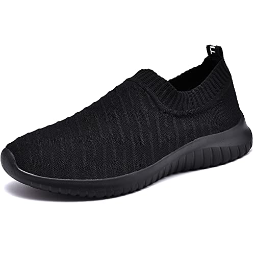 Image of TIOSEBON Men's Slip On Walking Shoes Arch Support Knit Mesh Lightweight Casual Comfortable Gym Workout Running Tennis Travel Standing Sneakers
