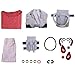 Yuscem Gachiakuta Costume Enjin Outfit Uniform Suit Full Set (costume, XL)