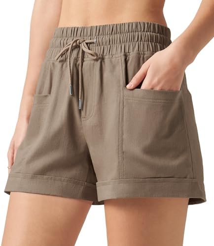Willit Women’s Linen Shorts