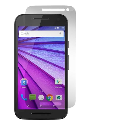 MovilCom®   Protector cristal templado para Motorola Moto G3 3ª generacion | cristal protector 9H, vidrio templado alta resolución HD