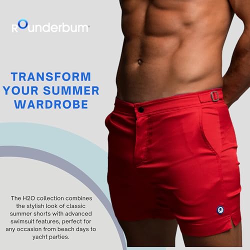 Rounderbum Mens Swimwear | Beach Shorts | Padded Technology | Quick Dry | Bathing Suits | Swim Shorts3