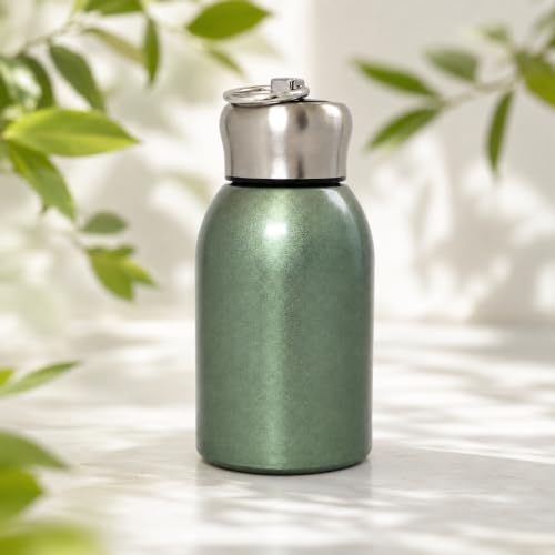 Image of Mini Insulated Stainless Steel Water Bottle 280 ml,Matte Green