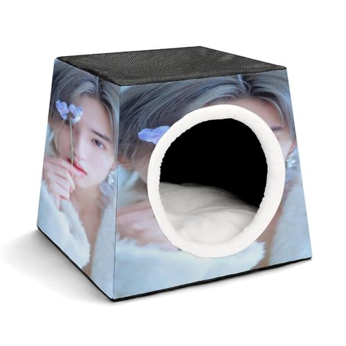 なにわ男子 道枝駿佑ペットハウス 犬 猫 室内 使用 冬用 保温性 オックスフォード生地 快適 One Size