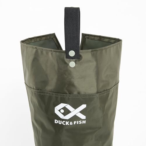 Duck and Fish Green Fishing Wader Hip Boots with Cleated Outsole2