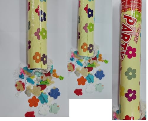 Image of Confetti Party Popper For Special Celebrations (1PC, 30CM, Flower Popper)