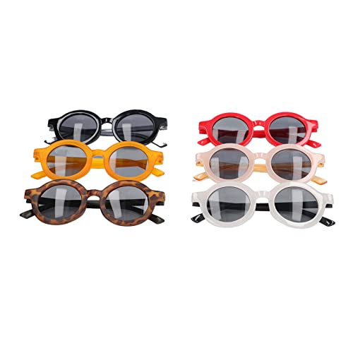 Óculos de sol infantil proteção UV lindos óculos redondos decorativos Óculos de sol infantil para me