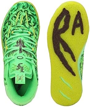 Puma Unisex-Adult Mb.03 La France Basketball Shoe, 802 C Fluro Green PES-Fluro Yellow Pes, 9 UK | Image 5
