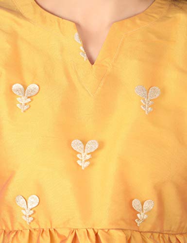 Image of UNFAKENOW Women Trendy Indo Western Casual wear Stylish Going Out Peplum Cotton top Ladies Floral Print Ruffled Plus Size Party net Tunic Long Bell Sleeve Pleated Fancy Nice top