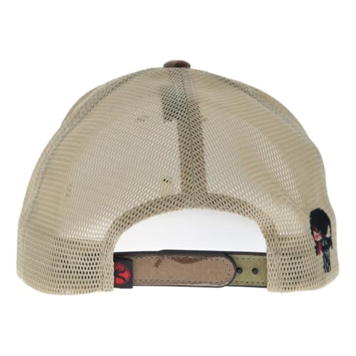 Image of HOOEY Chris Kyle Adjustable Snapback Hat - Mid Profile 6-Panel Breathable Mesh Baseball Cap, Trucker Hat for Men and Women