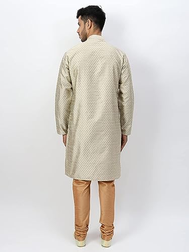 Image of Silk Blend Men's Kurta Pyjama Set /Kurta Pajama for Men