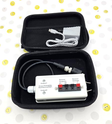 120Vac and Rechargeable Sensor Tester and Demo Box Troubleshooting Kit DBQ5 M8 and M12 PNP NPN Banner (Rechargeable)