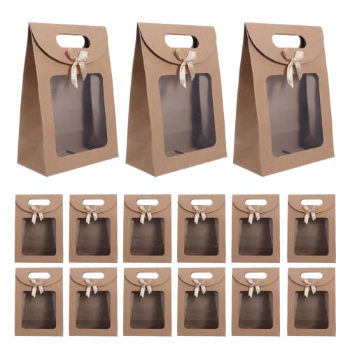 Organizadores de Dulces para Fiestas y Bolsas de Postres con Ventana Transparente