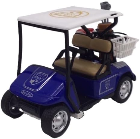 ゴルフカート ミニカー 2人乗り プルバックミニカー 箱無し (お得な4色コンプリートセット) [並行輸入品]