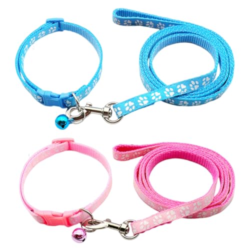 Cane, collari e guinzaglio, Guinzaglio per Cani, regolabile per cani e gatti, con guinzaglio a sgancio rapido con fibbia, accessori per cuccioli, per cani di piccola taglia e gatti cuccioli