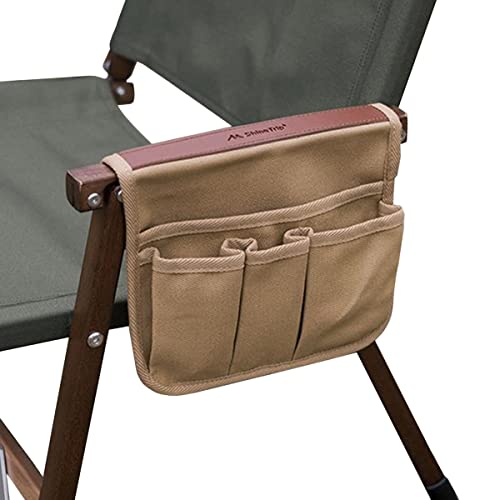 HZIYOU Stuhlseitentasche, Bettaufbewahrungstasche Faltbare Seitentasche für Camping, Reisen, Sport, Outdoor-Stuhl Cover