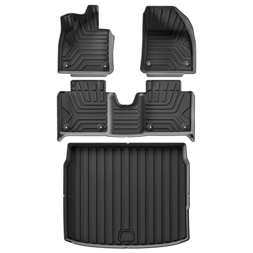Tapis de Sol Voiture Polestar 4 Imperméable - Protection 3D Tout Temps en TPE Noir