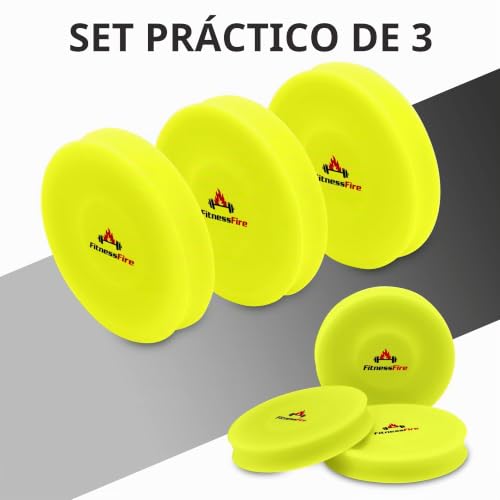 Miniatura 5 de Set De 3 Mini Frisbee - El Pequeño Disco Frisbee Vuela Más De 60 Metros - El Nuevo Deporte De Moda - Alternativa Al Deporte Frisbee Habitual - Amarillo