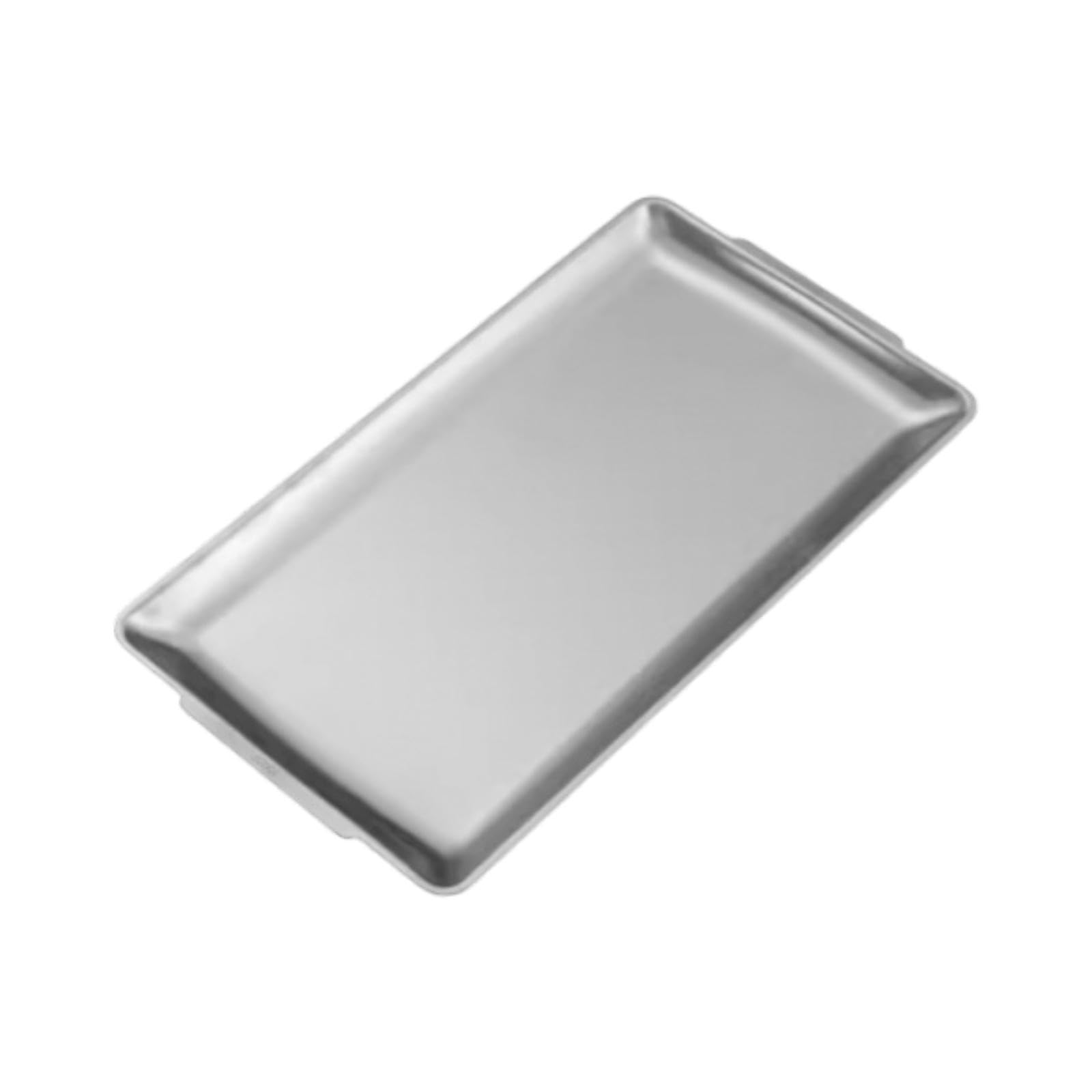 YIXANNX Crafted Reusable Stackable Matte Serving Platter Enhancing Dining Experience At Cafes And Gatherings Parties. Multipurpose Stainless Steel Food