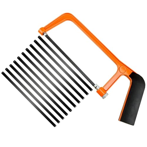 Sierra para metales de ángulo ajustable para corte de metal para principiantes (naranja)