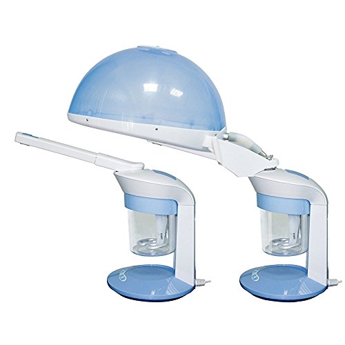 6 mejores vaporizadores o saunas faciales 21 Perfect Beauty Ozono 2 en 1 - Atomizador de ozono facial y capilar...