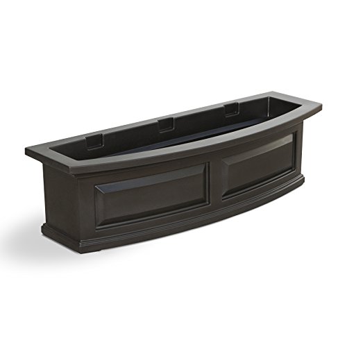 Mayne 4830-ES Polyethylene Window Box, 3-Foot, Espresso