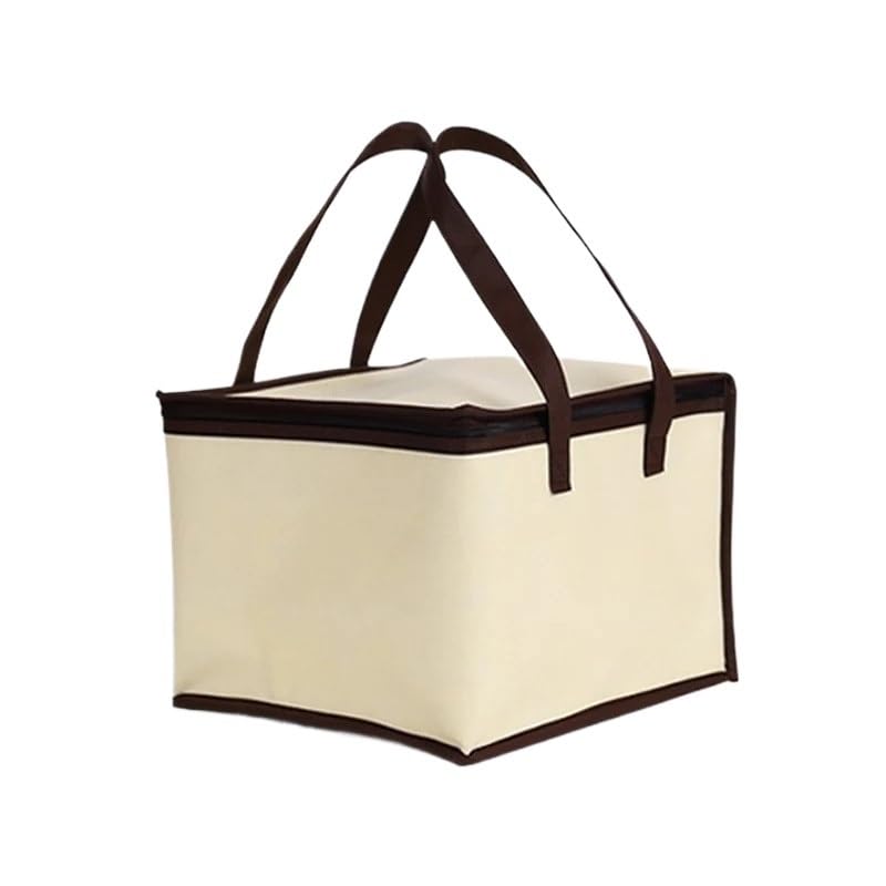 DMLAYHP Bolsa Termica Pizza Bolsa de Entrega de Alimentos for Pizza de 6/8/10/12 Pulgadas con Soporte de Almacenamiento térmico Aislado for Picnic(6inch)