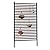 Twira Outdoor Privacy Screen 35" x 59", Privacy Fence Screen for Outside, Trash Can Metal Privacy Panels, 3FT x 5FT Decorative Pipes and Slats Divider Fence Privacy for Backyard Patio Garden Brown