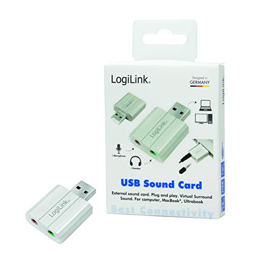 LogiLink UA0298 USB audio adapter/geluidskaart met virtueel surround geluid zilver - Image 8