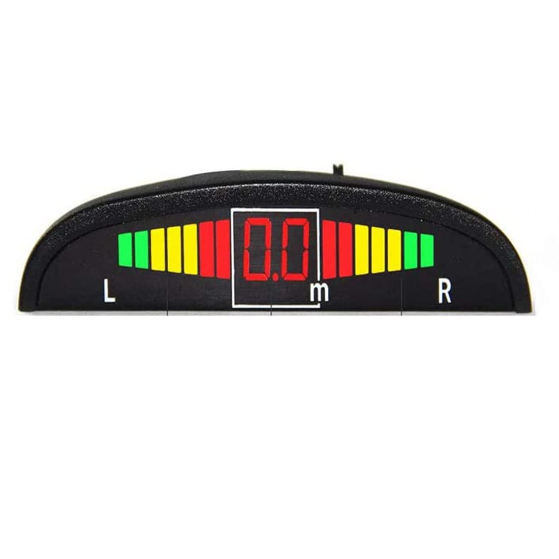 Pantalla LED de 12 V para Kit de Sensor de estacionamiento de 4 Pines Detector de Monitor de Radar de Respaldo Sistema de Alerta de Seguridad